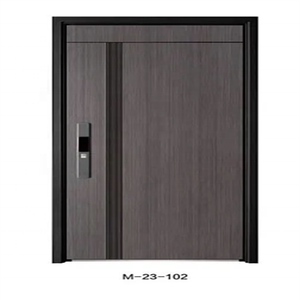 Porta d'Ingresso Moderna in Acciaio di Fabbrica Cinese, Design Semplice, Porta di Sicurezza per Esterni per Casa e Entrata - Product Image 6