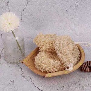Brosse à vaisselle en loofah naturelle écologique à motif rayé, faite à la main, à torsion basse, pour le nettoyage de la cuisine, avec cœur en loofah - Product Image 6