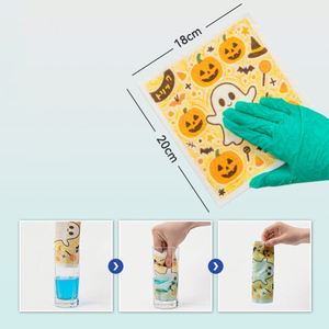 Chiffon de cuisine pour Noël, Halloween, Thanksgiving, chiffons suédois imprimés pour les fêtes, réutilisables pour le nettoyage de la cuisine - Product Image 6