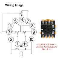 Relais électromagnétique MK2P-I MK3P-I, relais intermédiaire compact avec base, prise à 8 ou 11 broches, borne enfichable pour l'automatisation