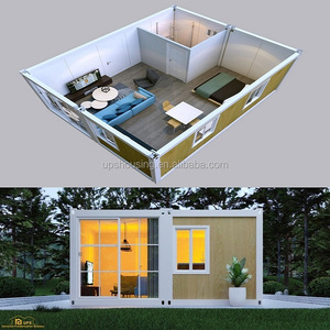 Nuevo diseño inmobiliario Construcción rápida Bungalow prefabricado Casas de contenedores Casa de contenedores en <span class=keywords><strong>Dubai</strong></span> - Product Image 2