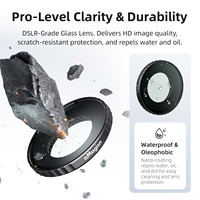 AMagisn Ensemble de filtres à lentille en verre optique CPL UV Filtre étanche résistant aux rayures pour Insta360 GOUltra Accessoires pour appareils photo de sport