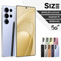 Nouveau Smartphone Gaming S25 Ultra 5G LTE Android Deca Core 13, 108MP Caméra Arrière HD, 16Go RAM 1To ROM, Multilingue (Français, Anglais, Espagnol), Version Globale