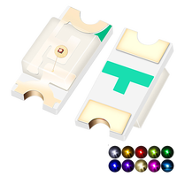 Diodes LED SMD Hlx haute luminosité 1206 en blanc positif, blanc froid, blanc chaud, dissipation de puissance de 0,06 W, fabriquées en Inde