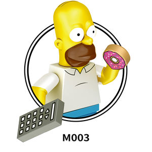 M1001 M1002 Homer J. <span class=keywords><strong>Marge</strong></span> Bouvier <span class=keywords><strong>Bart</strong></span> List Margaret, Personajes de Dibujos Animados, Modelo de Película, Bloques de Construcción Coleccionables, Mini Juguetes de Regalo para Niños - Product Image 6
