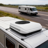 Climatiseur de toit Yuandu pour véhicules utilitaires lourds, minibus, camping-cars, camions, 12V/24V 2600W 800W-2000W Blanc/Rouge Électrique
