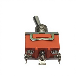 Interrupteur à bascule original E-TEN1121 ON-OFF, interrupteur à bascule orange vibrant, 15A 250V - Product Image 2