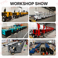 Tour d'éclairage solaire LED 980W sur remorque avec 2 panneaux solaires, mât de 7m et charge MPPT pour les opérations en carrière