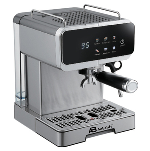 Machine à café expresso <span class=keywords><strong>programmable</strong></span> électrique Anbolife en acier inoxydable, économique, avec fonction cappuccino/latte et mousseur à lait à une touche - Product Image 6