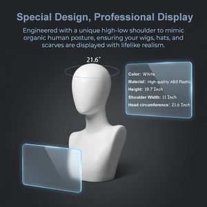 Necklace Mannequin Necklace Display Mannequin Mannequin Necklace Jewelry Pendant Display Stand - Product Image 6