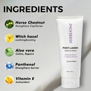 Gel réparateur après-soleil Post Laser personnalisé avec logo, gel apaisant à l'aloe vera pour le visage et le corps, soulagement des rougeurs, réparation de la peau, hydratant - Product Image 6