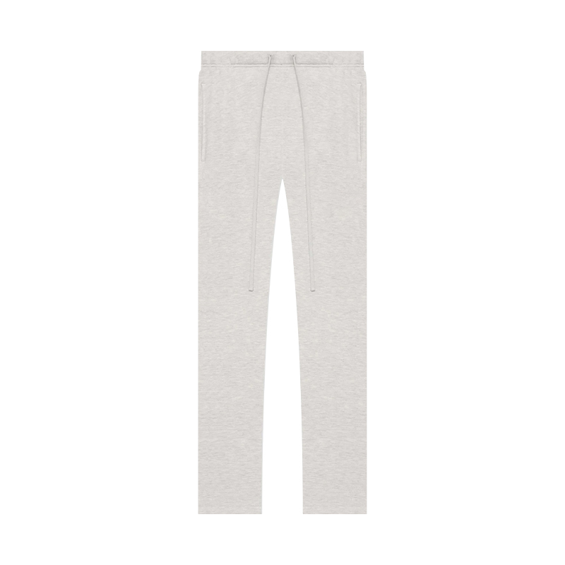 Light oatmeal uncuffed pants