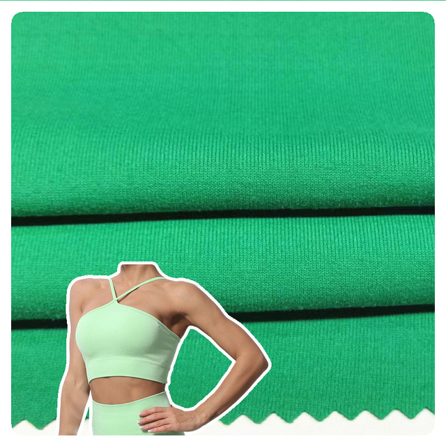 Quick-dry Breathable 94% Nylon 6% Spandex Polyamide Plain Stretch Recovery Comfortable Sportswear Fitness Wear Fabric Rolls