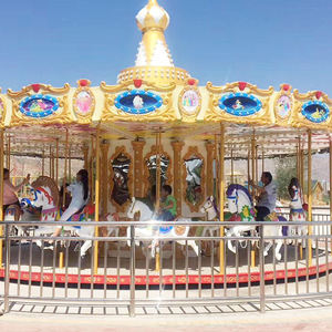 Globe gros bon prix manège extérieur <span class=keywords><strong>enfants</strong></span> manege forain grand carrousel électrique cheval d'amusement se marier aller rond à vendre - Product Image 6
