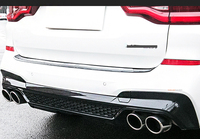 Lame de pare-choc arrière en fibre de carbone, accessoire de voiture, BMW G01 2017 2018 2020, X3M