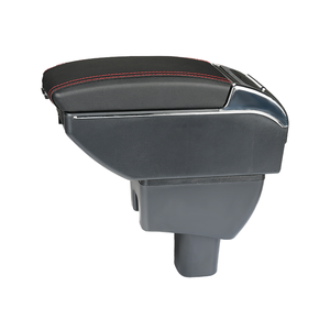 Convient à Renault <span class=keywords><strong>Duster</strong></span> Boîte à gants Boîte de console en microfibre de luxe pour <span class=keywords><strong>accoudoir</strong></span> avant avec USB rotatif et - Product Image 1