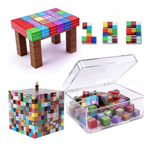 Blocs de construction magnétiques sur le thème de la science-fiction fantastique, jouets éducatifs sensoriels STEM en PVC, blocs d'apprentissage créatifs à empiler - Product Image 2