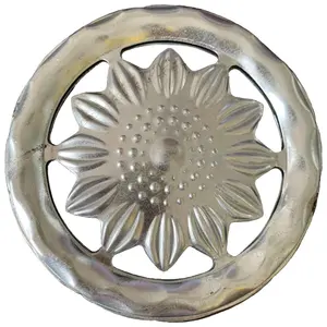 Hierro forjado y productos de metal ornamental, componentes de flores de hierro estampado