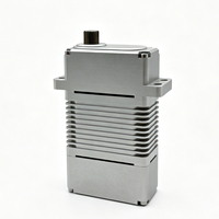 Motor Servo Robótico Industrial de Control de Movimiento, 350kg 400kg 30V, Alto Voltaje, Sin Escobillas, Engranaje Metálico, Carcasa de Aluminio CNC 7075