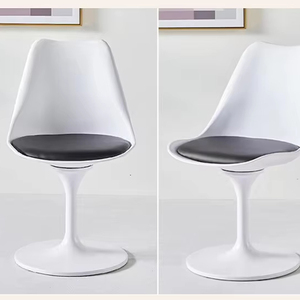 Vente en gros de chaise Tulip chaise de salle à manger décontractée café salon de beauté réception chaise de négociation - Product Image 5