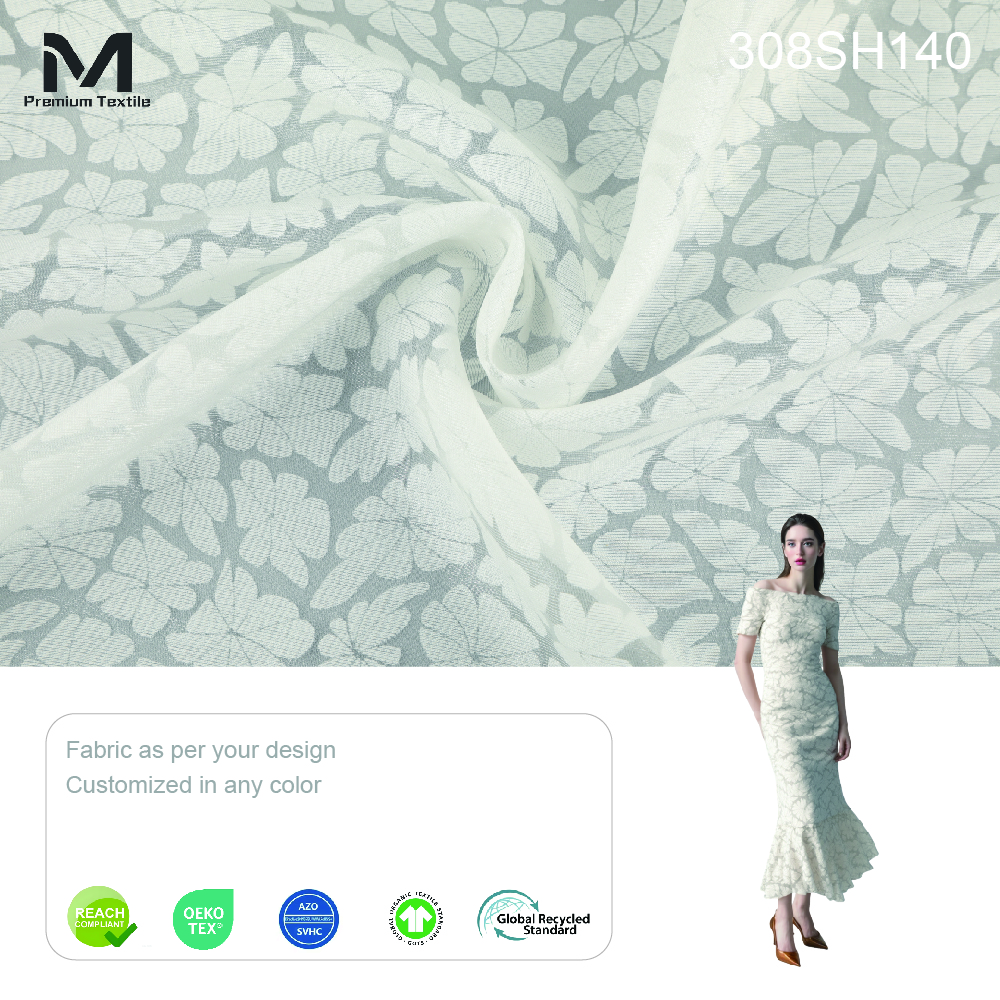 Elite Breathable GOTS Cotton Viscose Fabric For Soft Comfortable Loungewear And Eco-Friendly Stretch Elegant Design Sh140# 308