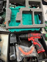 Perceuse-visseuse sans fil 21V 80NM 10MM à moteur brushless, vitesse variable, batterie lithium, pour électriciens, avec interrupteur marche/arrêt