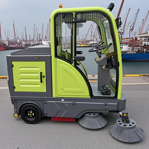 Mini camión de vacío eléctrico compacto de 48V, barredora de suelo de garaje grande de alta eficiencia, nueva Mini limpieza de suelo de garaje de carretera - Product Image 1