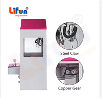 Lifun Mini machine à griffes pour peluches, à monnayeur/billets, certifiée CE, avec cabinet métallique personnalisable, tension universelle, modèle boutique