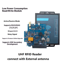 Módulo RFID UHF 860 ~ 960MHz tamaño pequeño integrado pasivo RS232/485 lector RFID de largo alcance con Kit de desarrollo