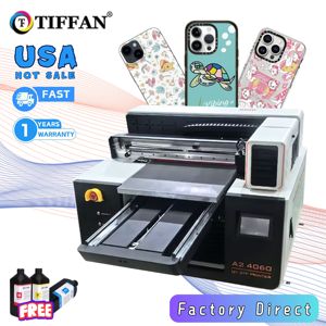 TIFFAN A2 UV Dtf пленка наклейка принтер с планшетным функцией 40*60 см Xp600 головка 4060 UV планшетный принтер планшетный с ламинатором - Product Image 5