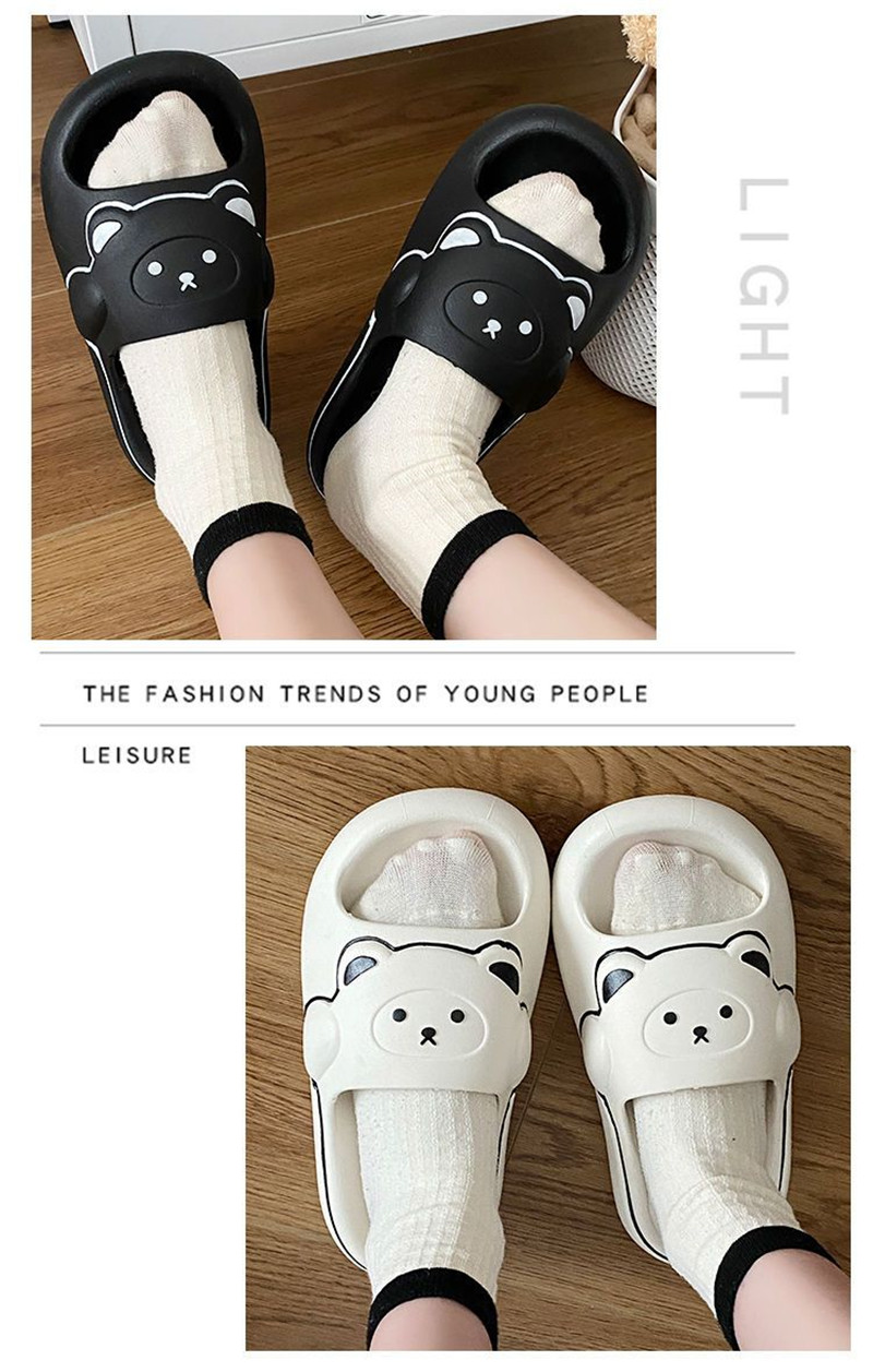 Women Men Slides Summer EVA Shoes Soft Anti-Slip Bathroom Shower Slippers