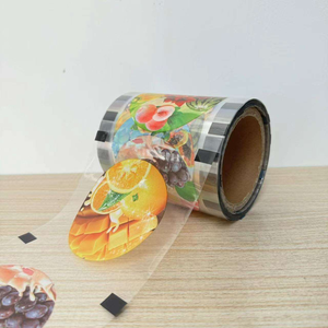 <span class=keywords><strong>Film</strong></span> d'étanchéité en rouleau personnalisé, imprimé, souple, brillant, de qualité alimentaire, pour gobelets à bubble tea, café, eau minérale, vin, soda (BOPP, PET) - Product Image 5