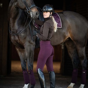 PIHA SPORTS - Vente chaude en Europe - Pantalons d'équitation pour femmes - Polyester/Spandex - Collants d'équitation - Leggings - Culottes d'équitation - Product Image 3