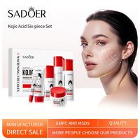 Nouveau Kit de Soins Visage OEM : Sérum Éclaircissant et Hydratant à l'Acide Kojique pour Éliminer les Taches Noires et Illuminer la Peau
