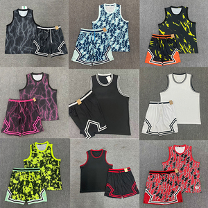 Nouveaux ensembles d'entraînement de basketball 2026 en gros : shorts et débardeur en mesh de style américain, tenue de sport décontractée à séchage rapide, haute qualité - Product Image 2