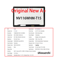 Panel Layar LCD Baru Original A+ 11.6" TFT 1366*768 EDP 40pin 60Hz B116XAK01.2 NV116WHM T03 T00 T01 T04 T05 T07 T10 T11 T14 T15