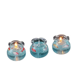 Bougie parfumée en forme de mini aquarium à poissons à bulles créative, souvenir unique, parfum d'intérieur, cadeau d'anniversaire, décoration de chambre - Product Image 5