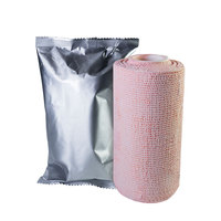 OneHealth Bande de compression élastique souple pour jambe, type Unna Boot, à l'oxyde de zinc et à la calamine, certifiée CE, pour le soulagement des gonflements, Modèle Classe I