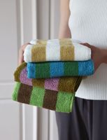Serviette de plage vintage rayée couleur terre cuite 100% coton filé en anneau, serviette de piscine à rayures Cabana, très absorbante et séchage rapide pour spa et voyage