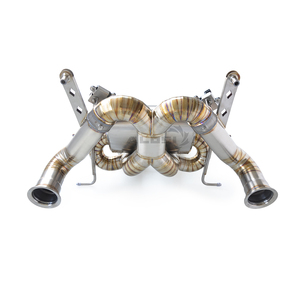 Adecuado para Lamborghini <span class=keywords><strong>Aventador</strong></span> 6,5 2011-2022, sistema de escape trasero Cat de rendimiento de Material de titanio - Product Image 5