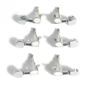 acoustic or electric guitar parts accessories string tuning pegs tuner die-cast machines heads knobs tuning keys chromed