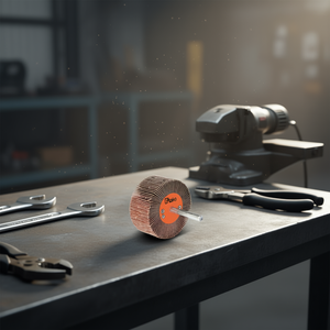 Disque à lamelles abrasif Ttake 25x25 mm, tige de 6 mm, grain 240 pour le meulage - Product Image 3