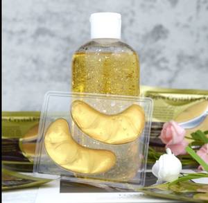 Soins des yeux Masques pour les yeux en or 24 carats - avec collagène Patchs pour les yeux réparateurs Feuille de collagène cristallin - Product Image 2