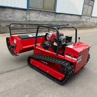 Livraison Gratuite - Tondeuse Robotisée à Chenilles en Caoutchouc pour Toute Terre, Moteur Diesel CE, Télécommandée, pour l'Agriculture