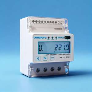 Dispositivo de Monitoreo de Voltaje Automático - Medidor Eléctrico Monofásico de Riel DIN con Pantalla LCD RS485, Precisión de 0.5S, 100A Máx., 80A Nominal - Product Image 3