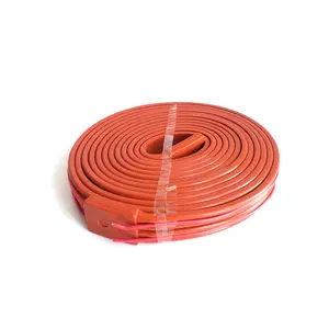 110v 120v 220v flexible silicone rubber heating tape for pipe heating