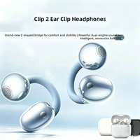 Auriculares Deportivos Inalámbricos 2026 con Diseño Abierto y Clip, LED, V5.4, IPX-4, Resistentes al Agua, Control Táctil, Baja Latencia, Cómodos