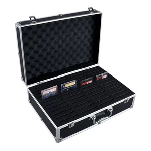 Boîte de rangement en aluminium pour cartes gradées avec double serrure à combinaison, pour cartes <span class=keywords><strong>PSA</strong></span>, BGS, TCG, <span class=keywords><strong>Pokémon</strong></span>, sportives et cartes gradées en slab - Product Image 4