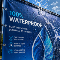 Bannière de clôture en maille PVC personnalisée en gros, impression publicitaire extérieure, fabrication directe OEM, grand format, résistante aux UV pour les États-Unis et l'Europe