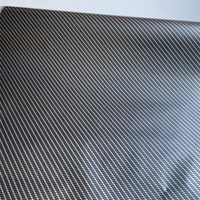 Film Hydro Dipping YB4118 1M Serat Karbon Hitam Kertas Transfer Air untuk Dekorasi Mobil